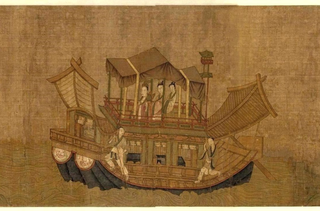 北京故宮博物院藏《洛神賦圖》，宋摹本。