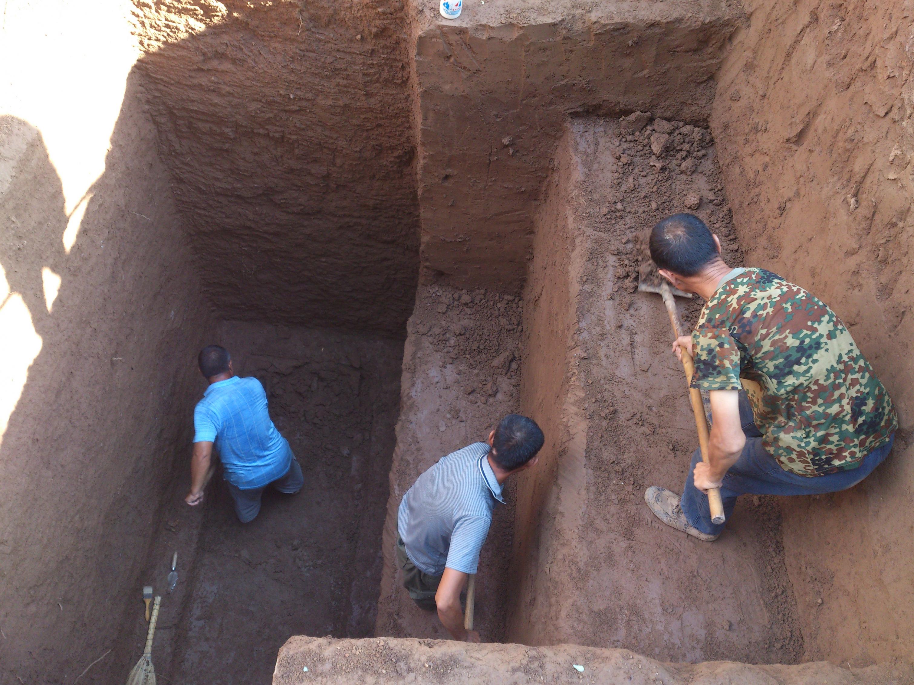 殷墟考古發掘現場