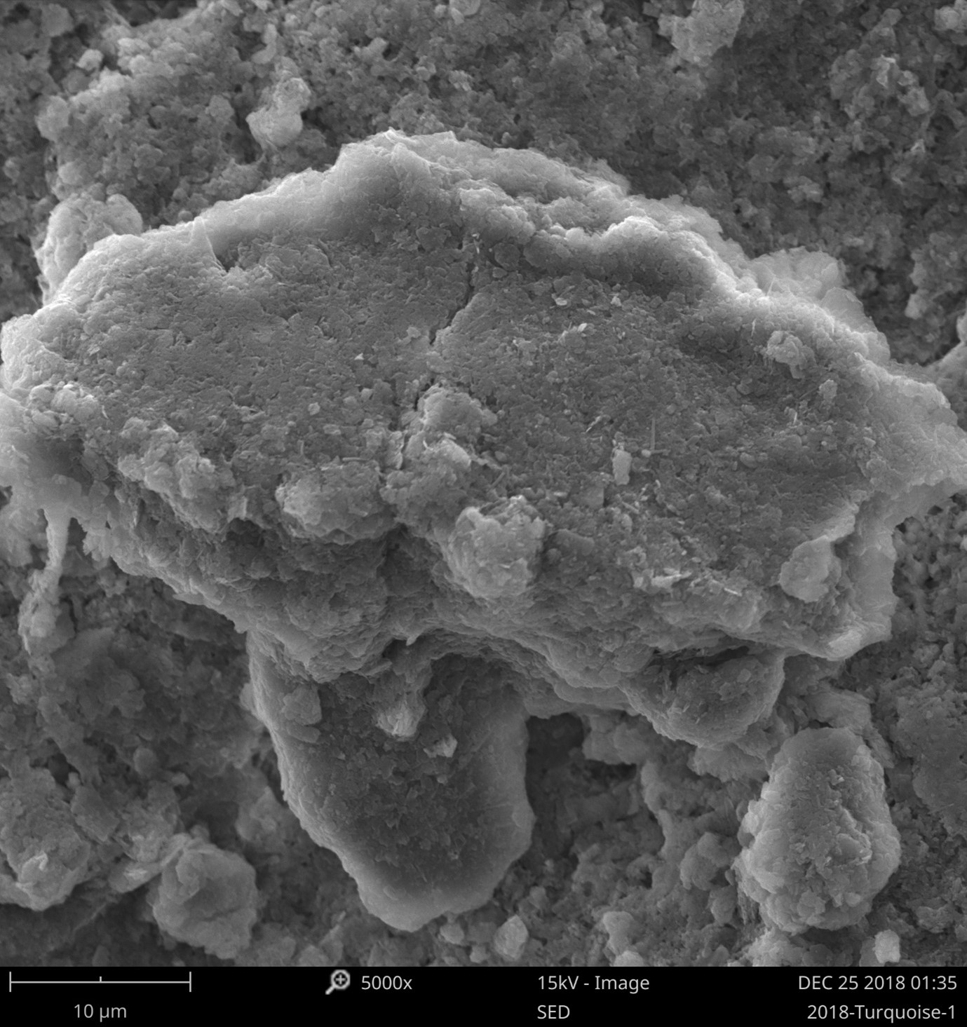 綠松石掃描電子顯微鏡放大圖
