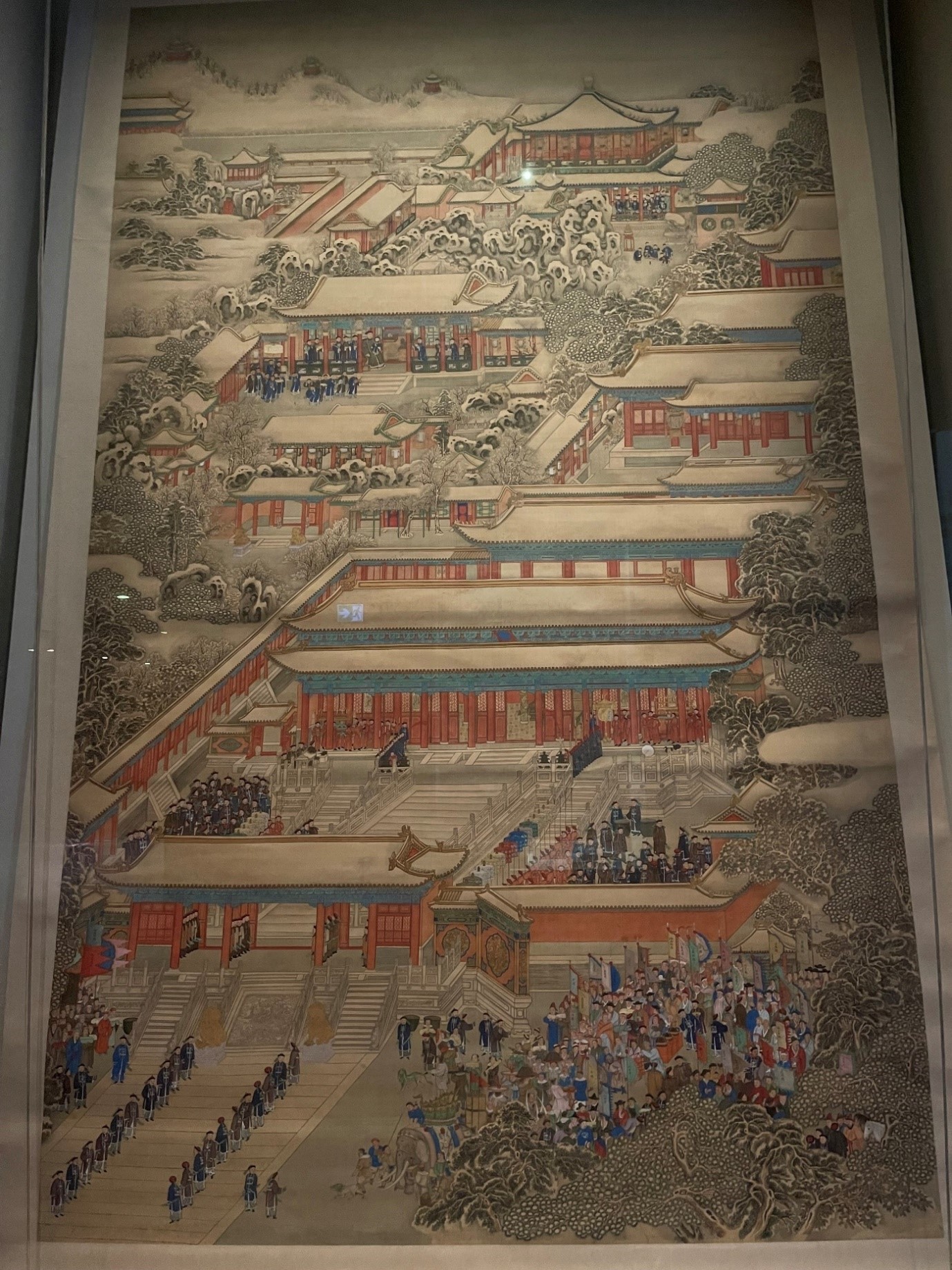 香港故宮文化博物館展出「萬國來朝」（圖片來源：香港地方志中心）