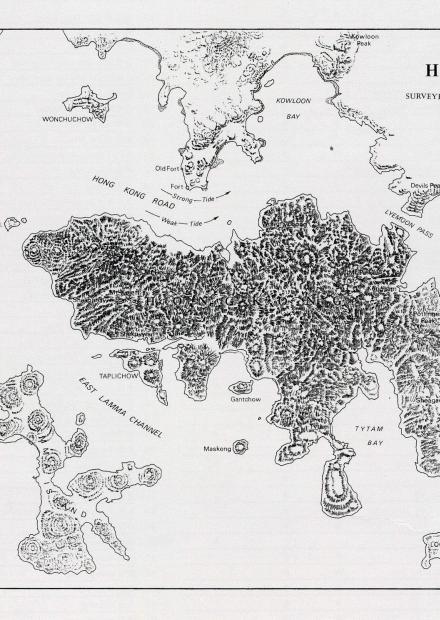 1841年香港地圖