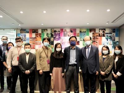 商務及經濟發展局代表到訪中心