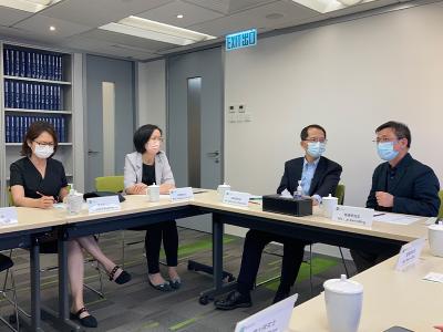 創新及科技局代表到訪交流